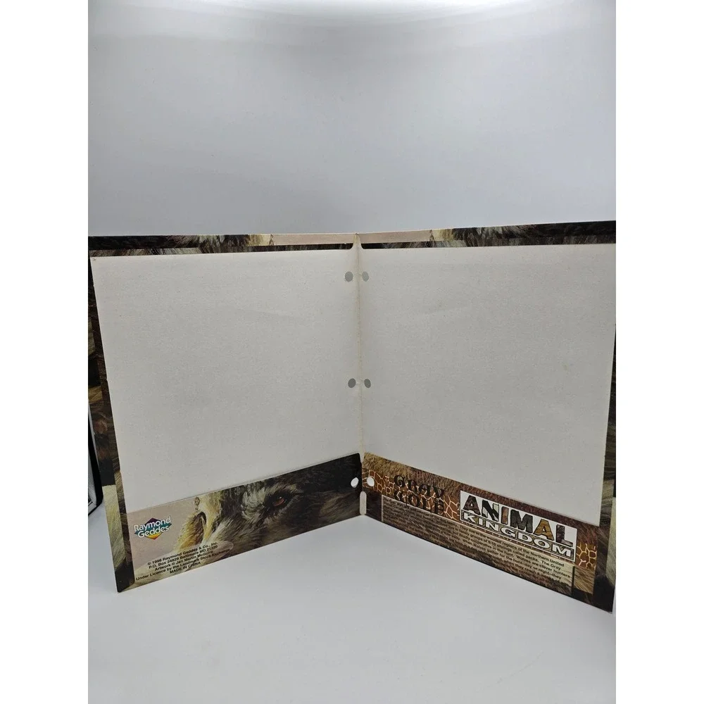 Raymond Geddes Wolf Folder Kids OS Brown‎ Excellent 1998 Jan Martin McGuire Art
